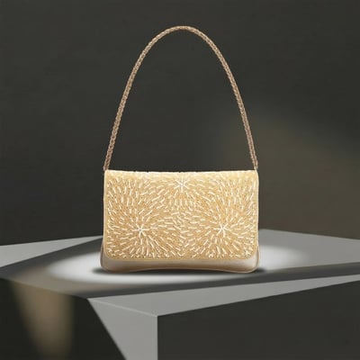 Women Gold Evening Bag