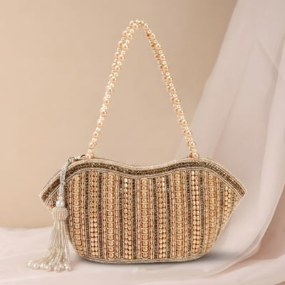 Women Antic-gold Evening Bag