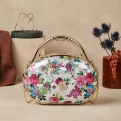 Women White Evening Bag