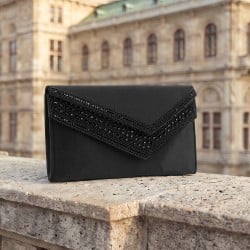 Women Black Clutch