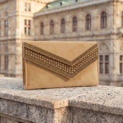 Women Antic-gold Clutch