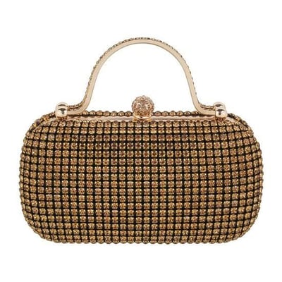Women Gold Evening Bag