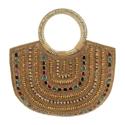 Women Gold Evening Bag