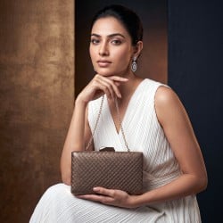 Women Brown Clutch