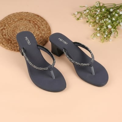 Women Blue Casual Slip Ons