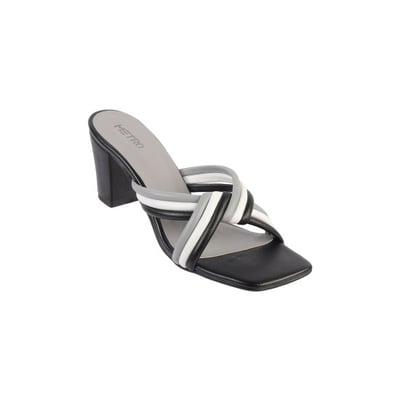 Women Black Casual Slip Ons