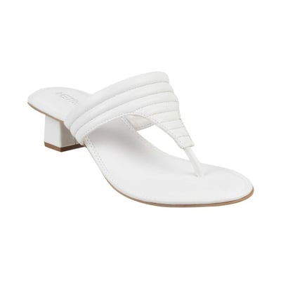 Women White Casual Slippers