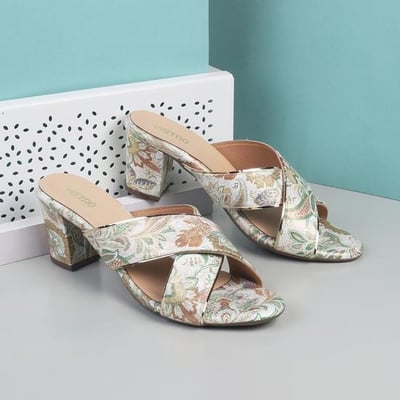 Women Gold Casual Slip Ons