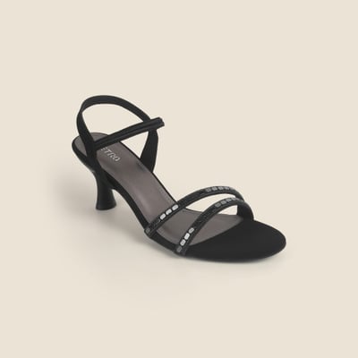 Women Black Party Sandals