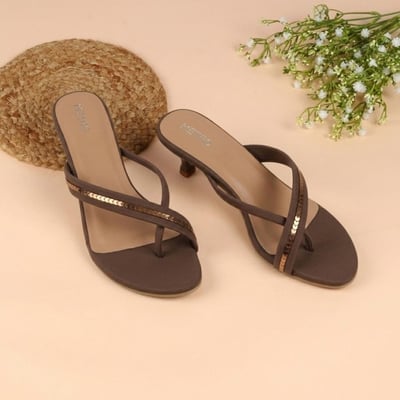 Women Brown Casual Slip Ons