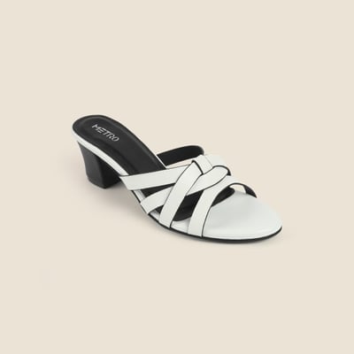 Women White Casual Slip Ons