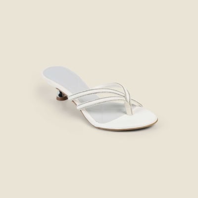 Women White Casual Slip Ons