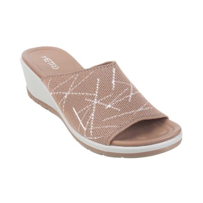 Women Khaki Casual Slip Ons