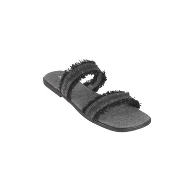 Women Black Casual Slippers