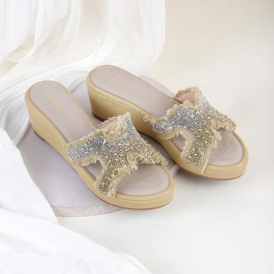 Women Beige Casual Slip Ons