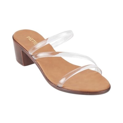 Women White Casual Slides