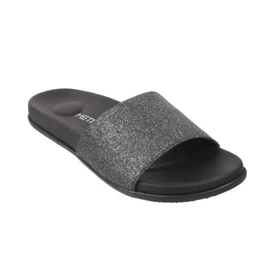 Women Black Casual Slip Ons