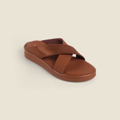 Women Brown Casual Slip Ons