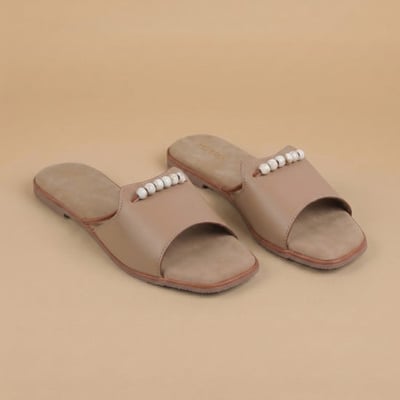 Women Beige Casual Slip Ons