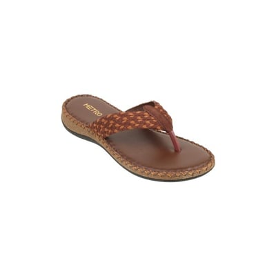 Women Tan Casual Slip Ons