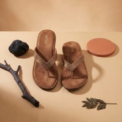 Women Yellow Casual Slippers