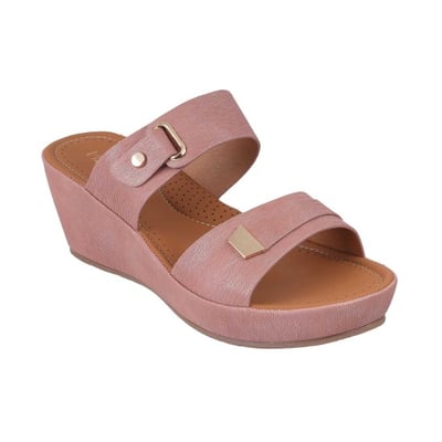 Women Peach Casual Slip Ons