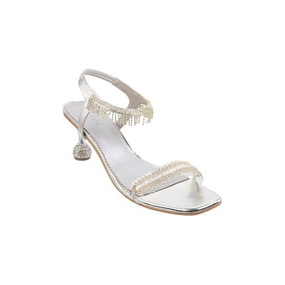 Women Silver Party Sandals
