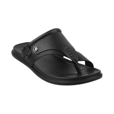 Men Black Casual Slippers