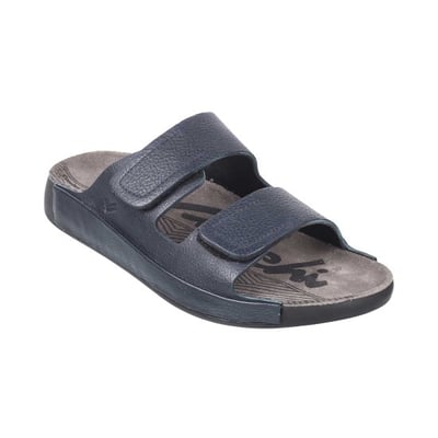 Men Navy-Blue Casual Slip Ons