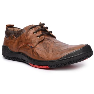 Men Tan Casual Lace Up