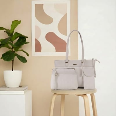 Women Beige Shoulder Bag