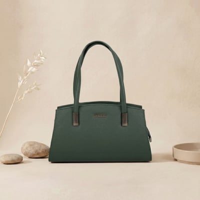 Women Green Shoulder Bag