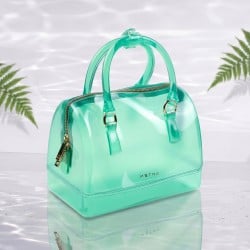 Women Green Satchel Bag