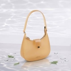 Women Beige Hobo Bag