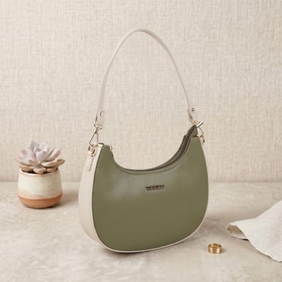 Women Green Shoulder Bag