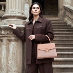 Women Pink Satchel Bag