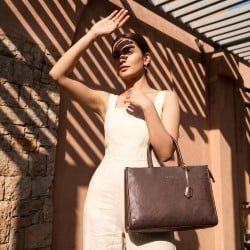 Women Brown Satchel Bag