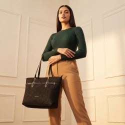 Women Black Tote Bag