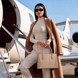 Women Khaki Satchel Bag