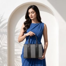 Women Black Satchel Bag