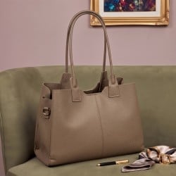 Women Beige Satchel Bag