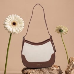 Women Beige Shoulder Bag