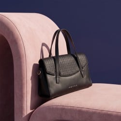 Women Black Satchel Bag