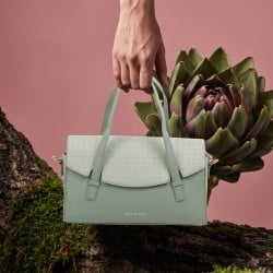 Women Green Satchel Bag