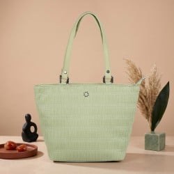 Women Green Tote Bag