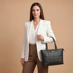 Women Black Tote Bag