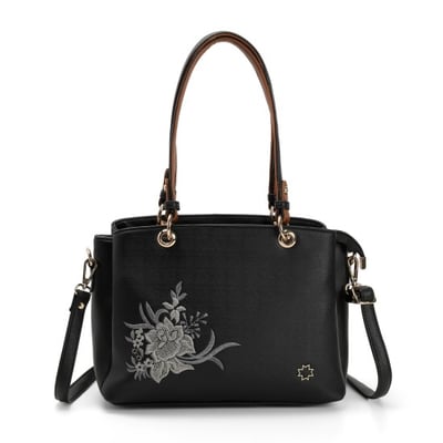 Women Black Satchel Bag