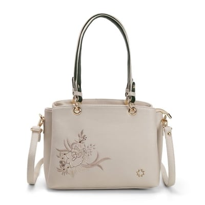 Women Beige Satchel Bag
