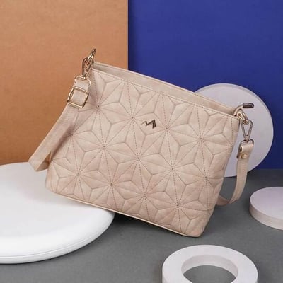 Women Beige Sling Bag