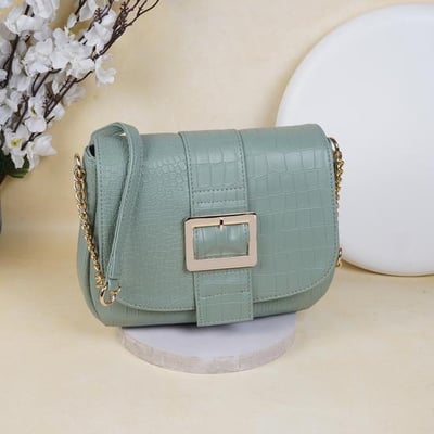 Women Green Sling Bag